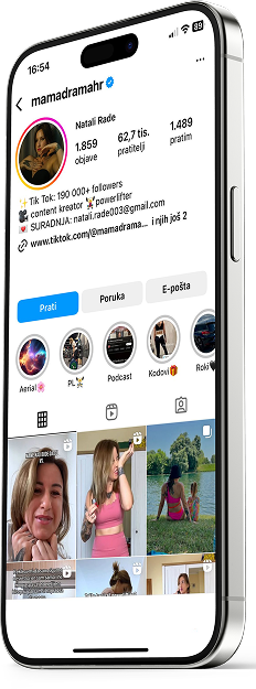 Instagram na mobilnom uređaju